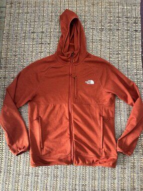 The North Face Canyonlands Men’s Large Orange Fleece Hoodie